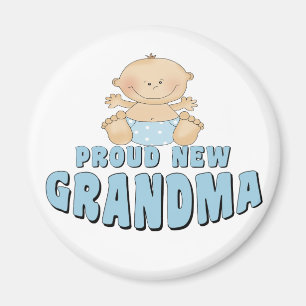 PROUD NEW Grandma T-Shirt Magnet
