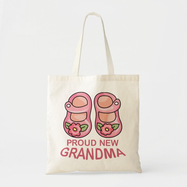 Proud New Grandma Tote Bag (Front)
