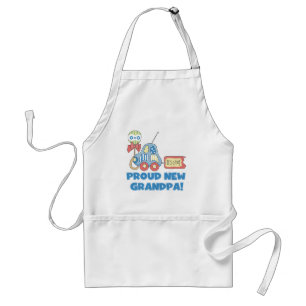 Proud New Grandpa It's a Boy TShirts and Gifts Standard Apron