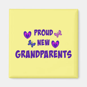 Proud New Grandparents Magnet