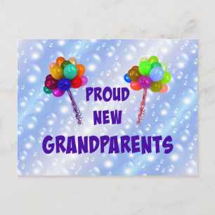 Proud New Grandparents Postcard