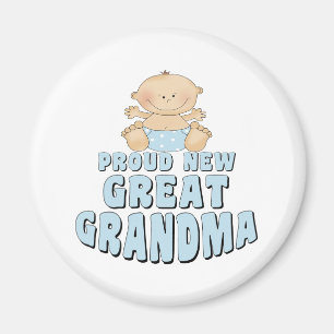 PROUD NEW Great Grandma T-Shirt Magnet