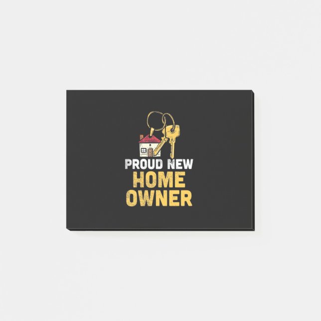 Proud New Home Owner Post-it Notes (Front)