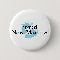 Proud New Mamaw Baby Boy Footprints