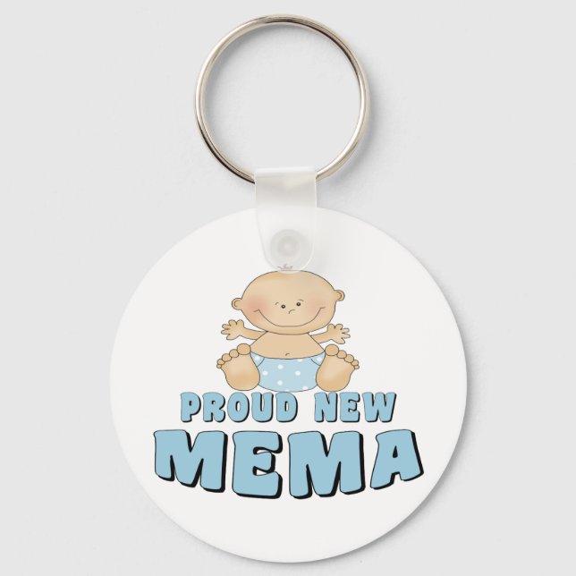 PROUD NEW MeMa T-Shirt Key Ring (Front)