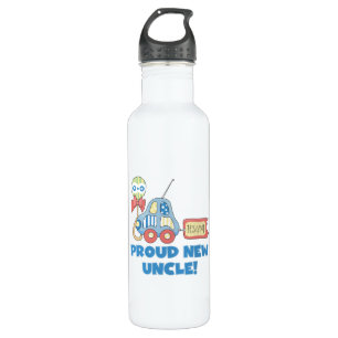 Proud New Uncle Car It's a Boy 710 Ml Water Bottle