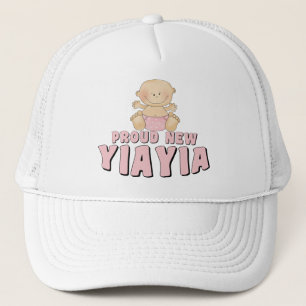 PROUD NEW YiaYia T-Shirt Trucker Hat