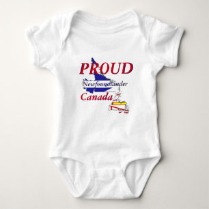 Proud Newfoundlander Newfoundland Canada Baby Bodysuit