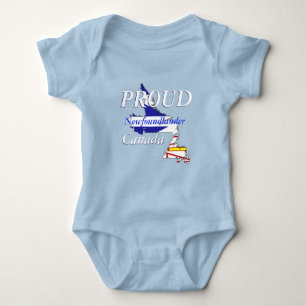 Proud Newfoundlander Newfoundland Canada custom Baby Bodysuit