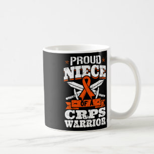 Proud Niece Of A Crps Warrior Rsd Awareness Ribbon Coffee Mug