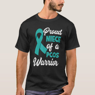 Proud Niece Of A PCOS Warrior PCOS Awareness T-Shirt