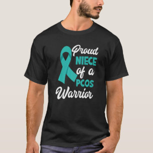 Proud Niece Of A PCOS Warrior PCOS Awareness T-Shirt