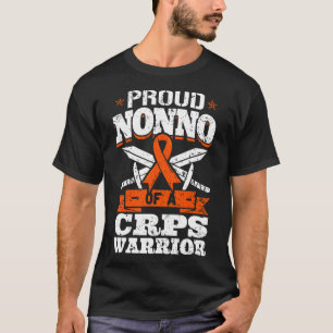 Proud Nonno Of A Crps Warrior Rsd Awareness Ribbon T-Shirt