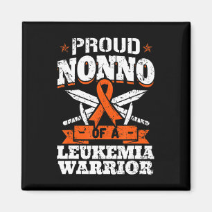 Proud Nonno Of A Leukaemia Warrior Grandpa Awarene Magnet
