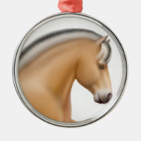 Proud Norwegian Fjord Horse Ornament