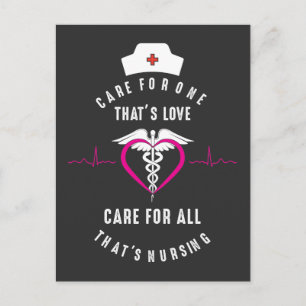 Proud Nurse Appreciation Medical Health Postcard