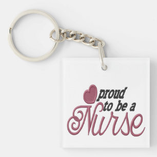Proud Nurse Key Ring