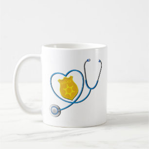 Proud Nurse Police Officer Couples Coffee Mug