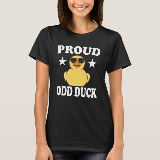 Proud Odd Duck T-Shirt Funny Animal (Front)