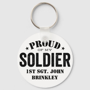 Proud of my Army SOLDIER Key Ring
