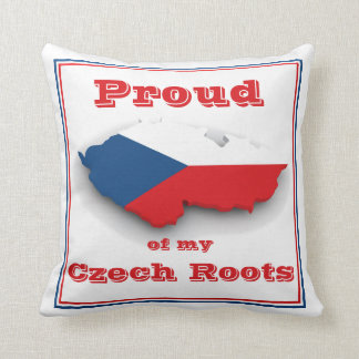 Proud of my Czech Roots Pillow