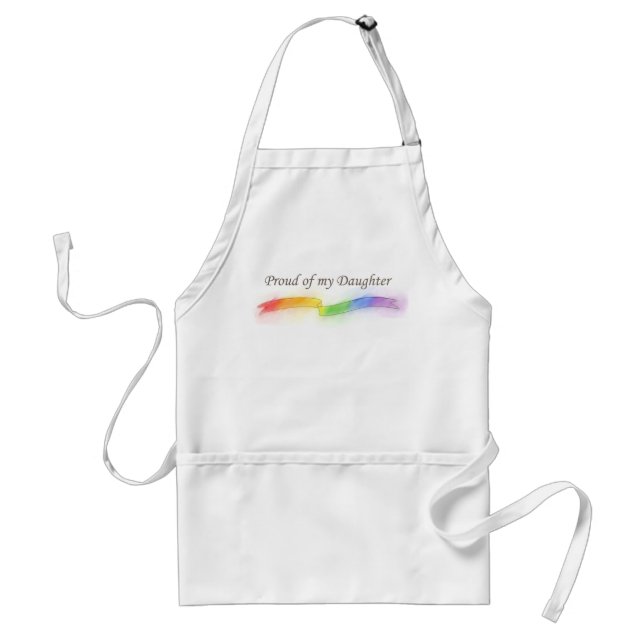 Proud of my Daughter Standard Apron (Front)