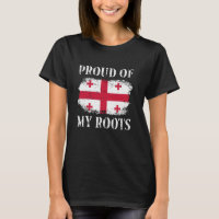 Proud Of My Georgian Roots Georgian Flag Georgia