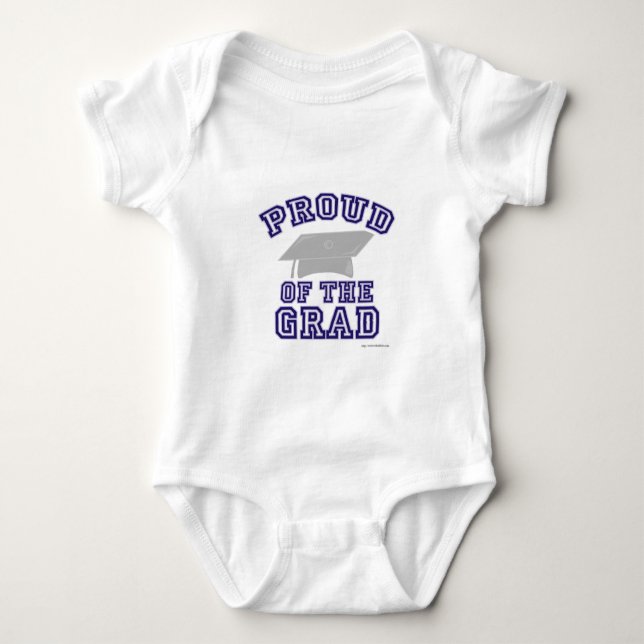 Proud of My Grad! Baby Bodysuit (Front)