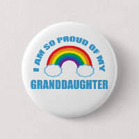Proud of My Granddaughter Rainbow Grandparents