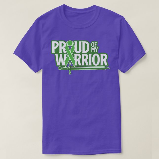 Proud Of My Mental Health Warrior - Family Friend  T-Shirt (Design Front)