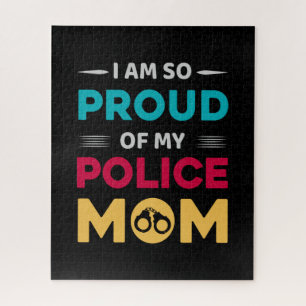 Proud Of My Police Mum Jigsaw Puzzle
