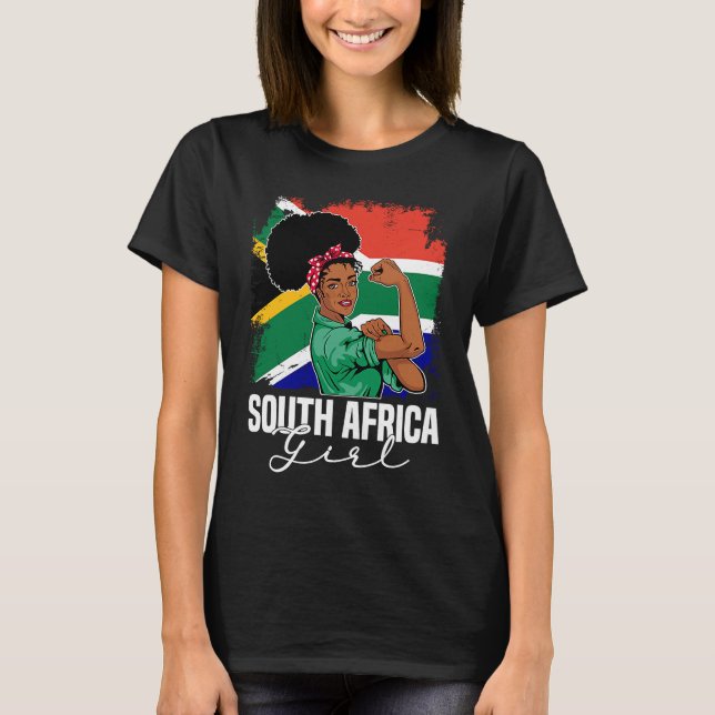 Proud Of My South Africa Roots South African BHM A T-Shirt (Front)