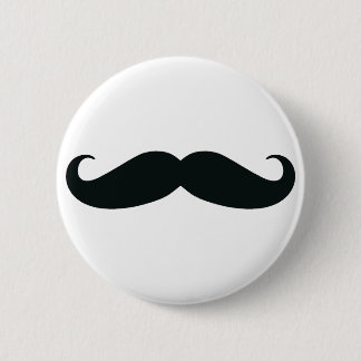 Proud of my Stache....Moustache 6 Cm Round Badge