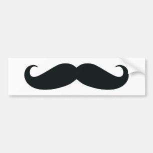 Proud of my Stache....Moustache Bumper Sticker