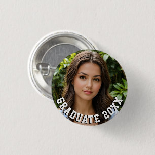 Proud of our Graduate 20XX Graduation Photo 3 Cm Round Badge