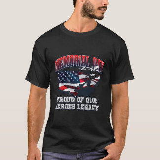 Proud Of Our Heroes American Veterans Day Usa T-Shirt