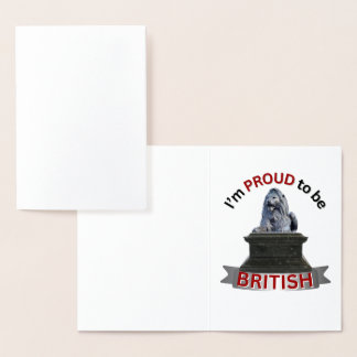 Proud of Our Isles  Foil Card