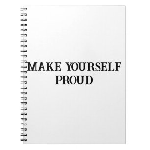 Proud of You Motivational Women’s Notebook