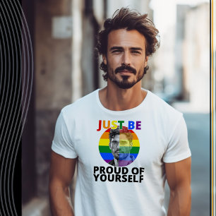 Proud of Yourself - Gay Pride Hispanic Male T-Shirt