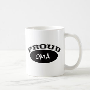 Proud Oma (Black) Coffee Mug
