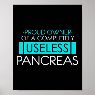 Proud Owner of a Useless Pancreas Pancreatitis  Poster