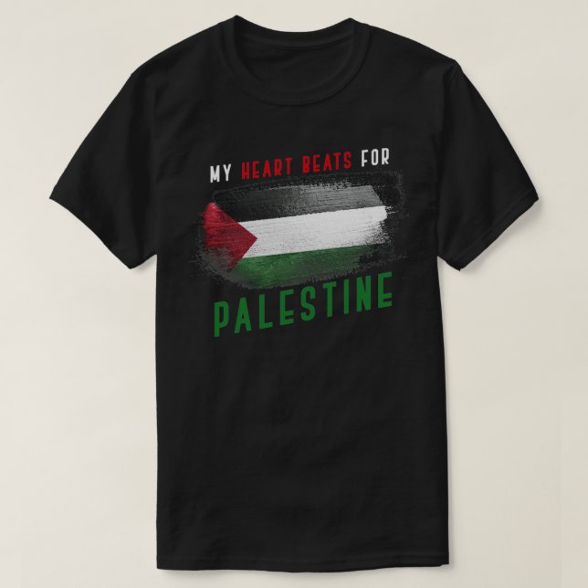 Proud Palestinian Pride Gift Palestine T-Shirt (Design Front)