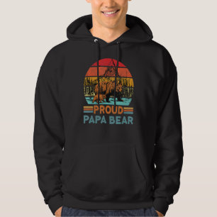 Proud Papa Bear Father S Day Hoodie