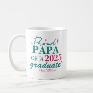 Proud papa of a graduate coffee mug