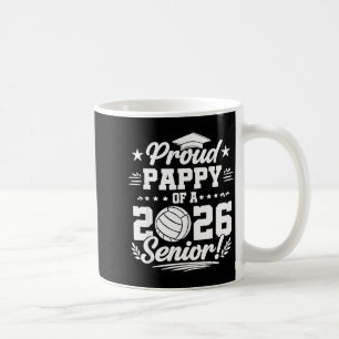 Proud pappy of a 2026 senior volleyball graduate coffee mug