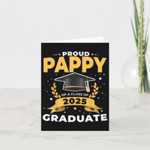 Proud Pappy Of A Cl Of 2025 Graduate Senior Gradua Card