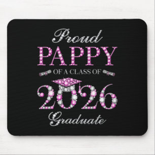 Proud Pappy Of A Cl Of 2026 Graduate Mouse Pad