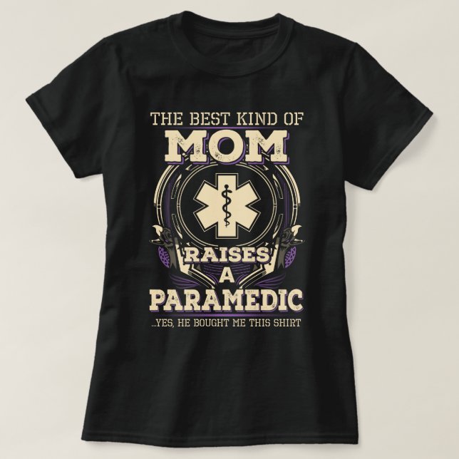 Proud Paramedic's Mum T-Shirt (Design Front)