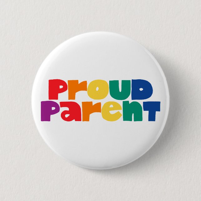 Proud Parent. 6 Cm Round Badge (Front)