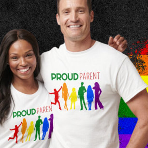 Proud Parent Gay Pride Female Silhouettes T-Shirt